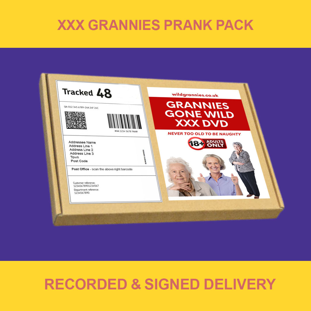 Grannies Gone Wild XXX Prank DVD Pack – Letter Pranks