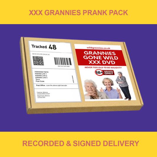 Grannies Gone Wild XXX Prank DVD Pack