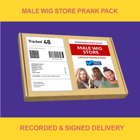 Male Wig Store Colour Sample Prank Pack