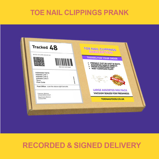 Toe Nail Clippings Prank Pack